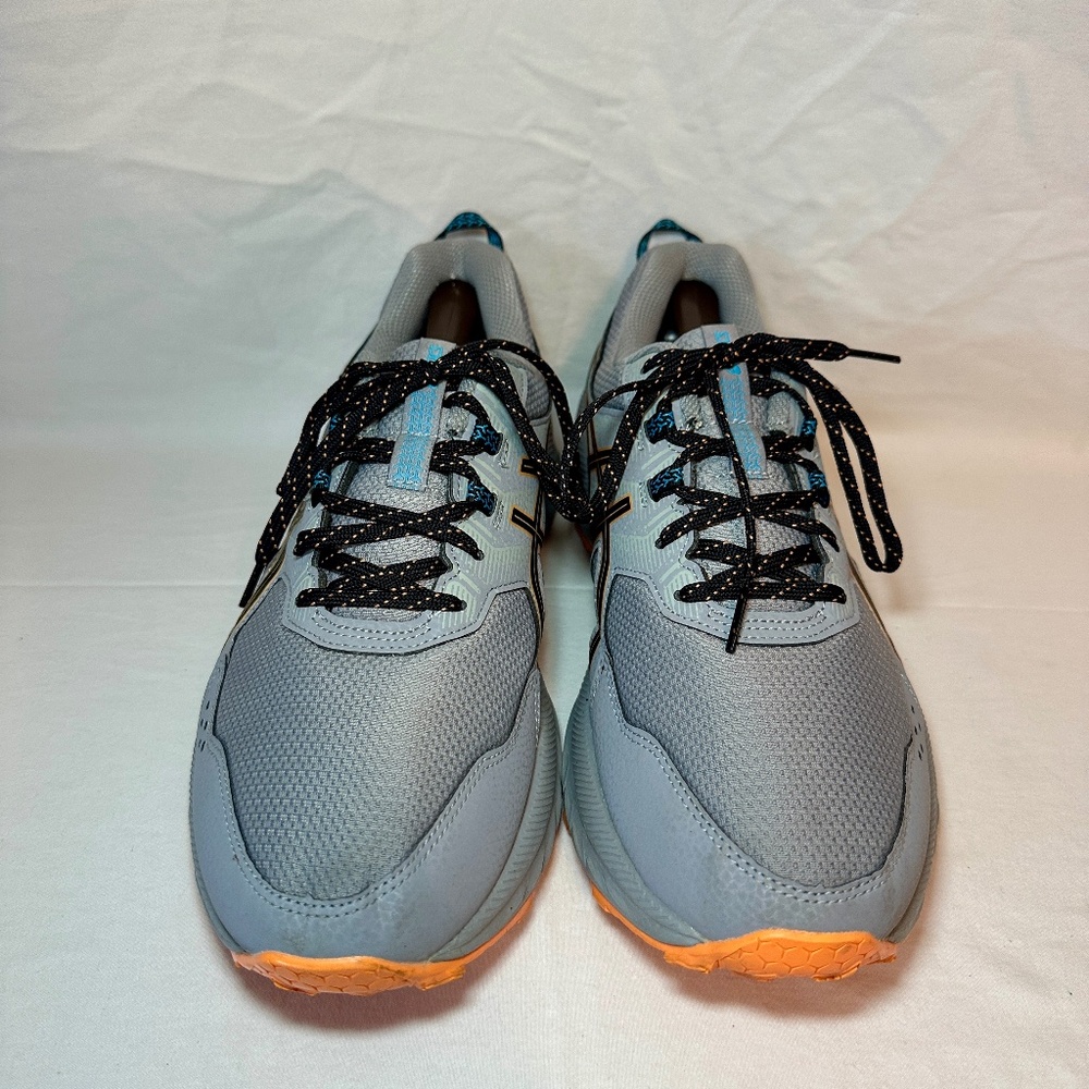 ASICS Shoes Mens Size 9.5 Gray GEL-Venture 9 Extra Wide Trail Running 1011B488